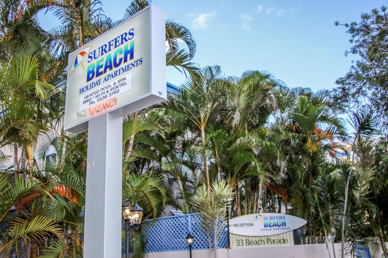 Surfers Beach Holiday Apartments Gold Coast Eksteriør billede